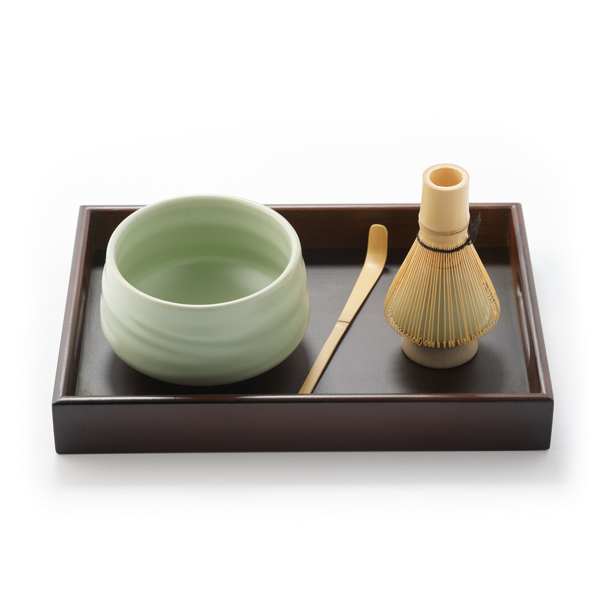 Kit Matcha Complet 5 Pièces - Fouet Bol Cuillère Céramique Et Accessoires - Emballage Cadeau